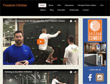Tablet Screenshot of freedomclimber.com
